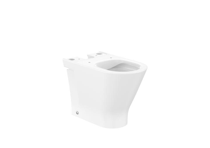 Round - Inodoro completo Roca Rimless® de tanque bajo de altura confort (incluye taza, cisterna de alimentación inferior y tapa amortiguada) - Imagen 2