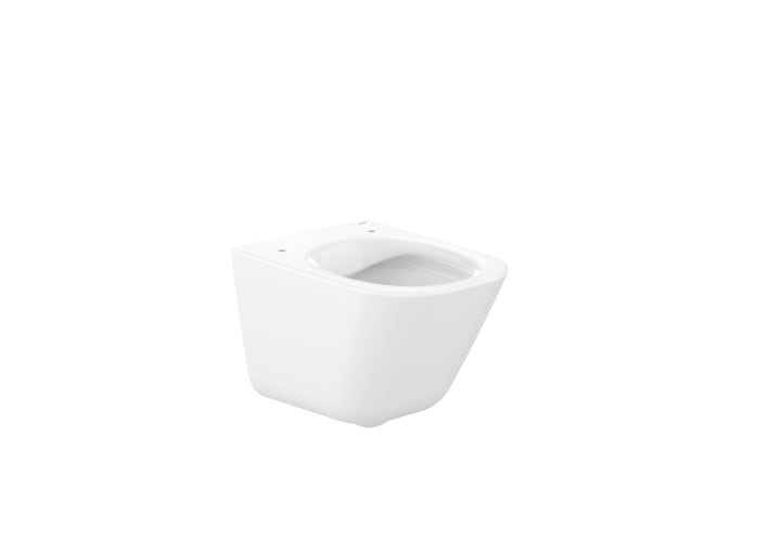 Square - Inodoro suspendido compacto con fijaciones ocultas (incluye taza Roca Rimless® y tapa amortiguada de Supralit®) - Imagen 2