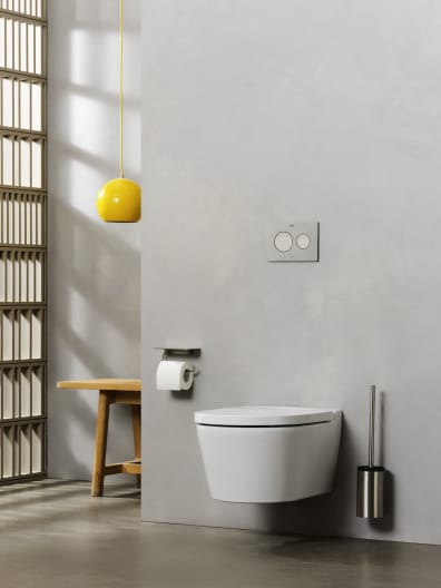 Round – Taza Roca Rimless® suspendida