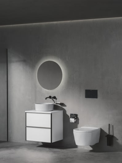 Round – Taza Roca Rimless® suspendida