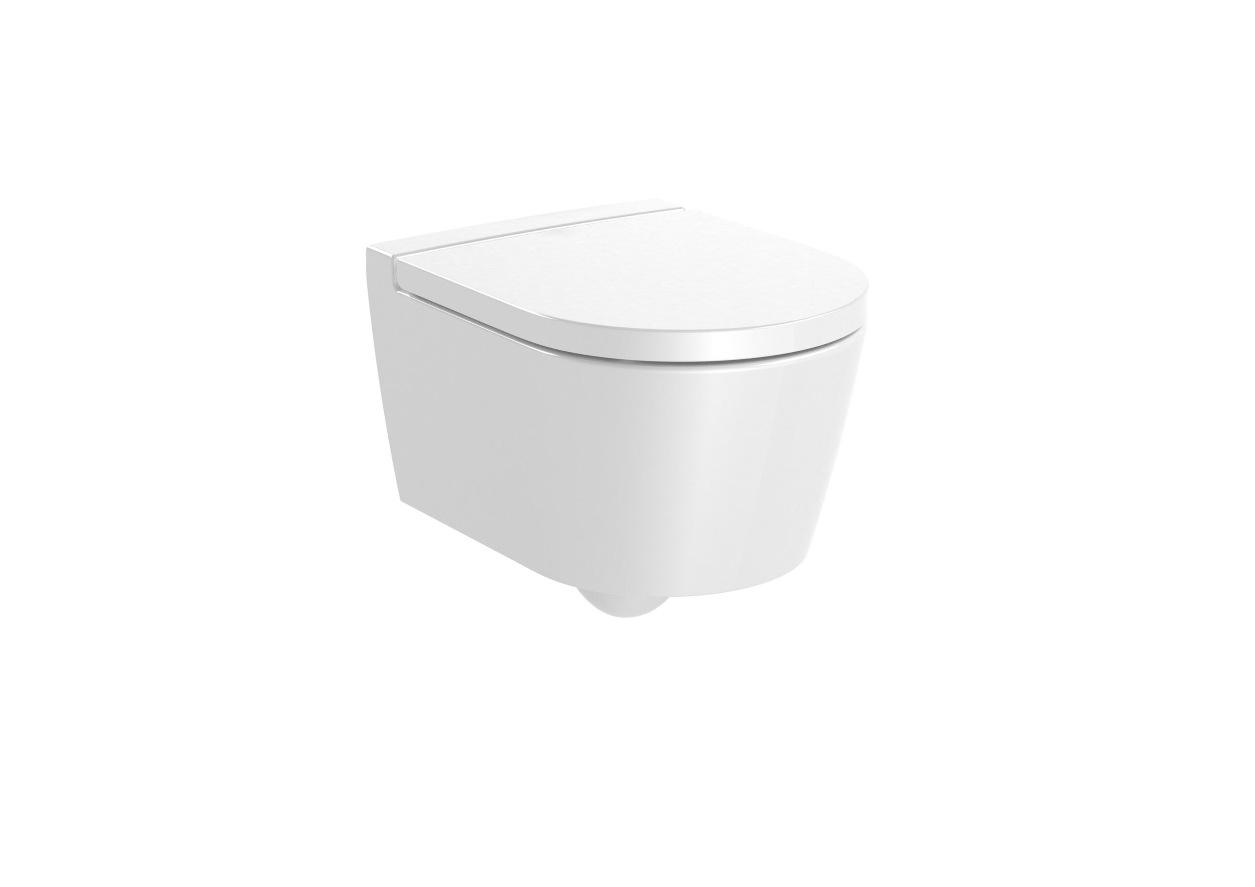 Round – Taza Roca Rimless® suspendida compacta