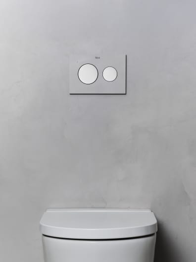 Round – Taza Roca Rimless® suspendida compacta