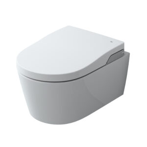 In-Wash® Inspira – Smart toilet suspendido Roca Rimless® con funciones de lavado y secado