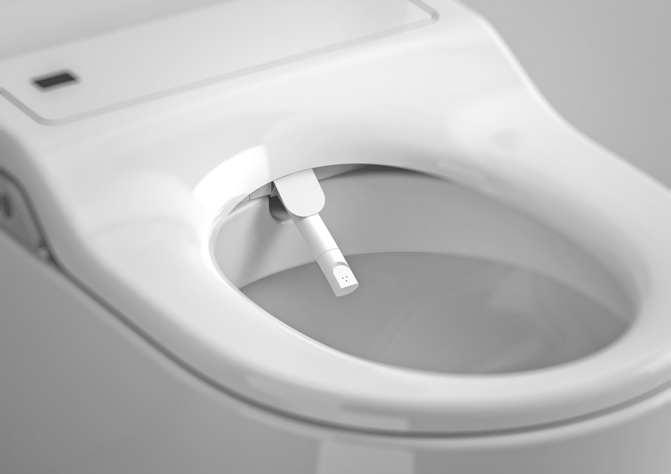 In-Wash® Inspira – Smart toilet suspendido Roca Rimless® con funciones de lavado y secado