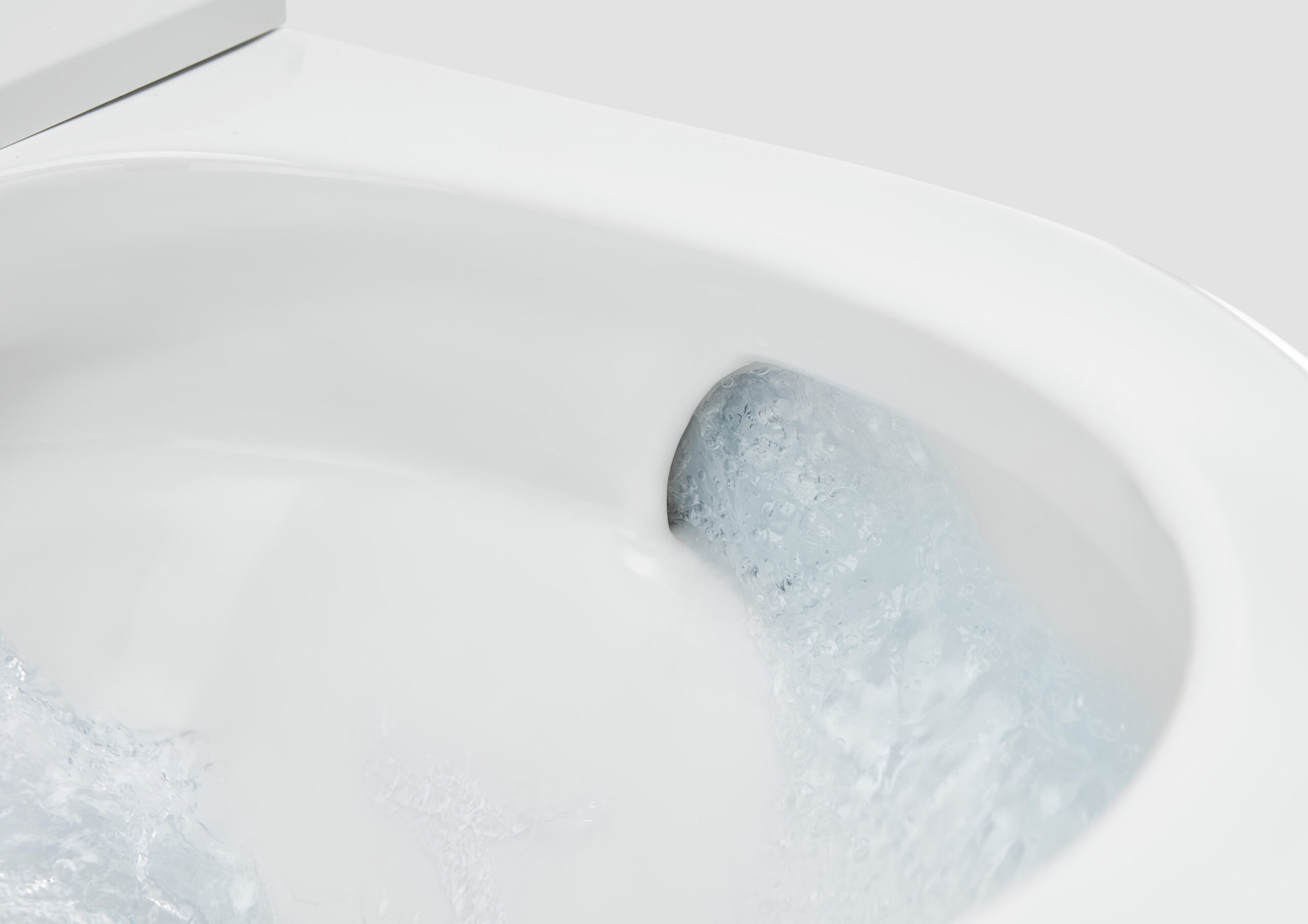 In-Wash® Inspira con In-Tank® – Smart toilet suspendido Roca Rimless® Vortex con tanque integrado y funciones de lavado y secado