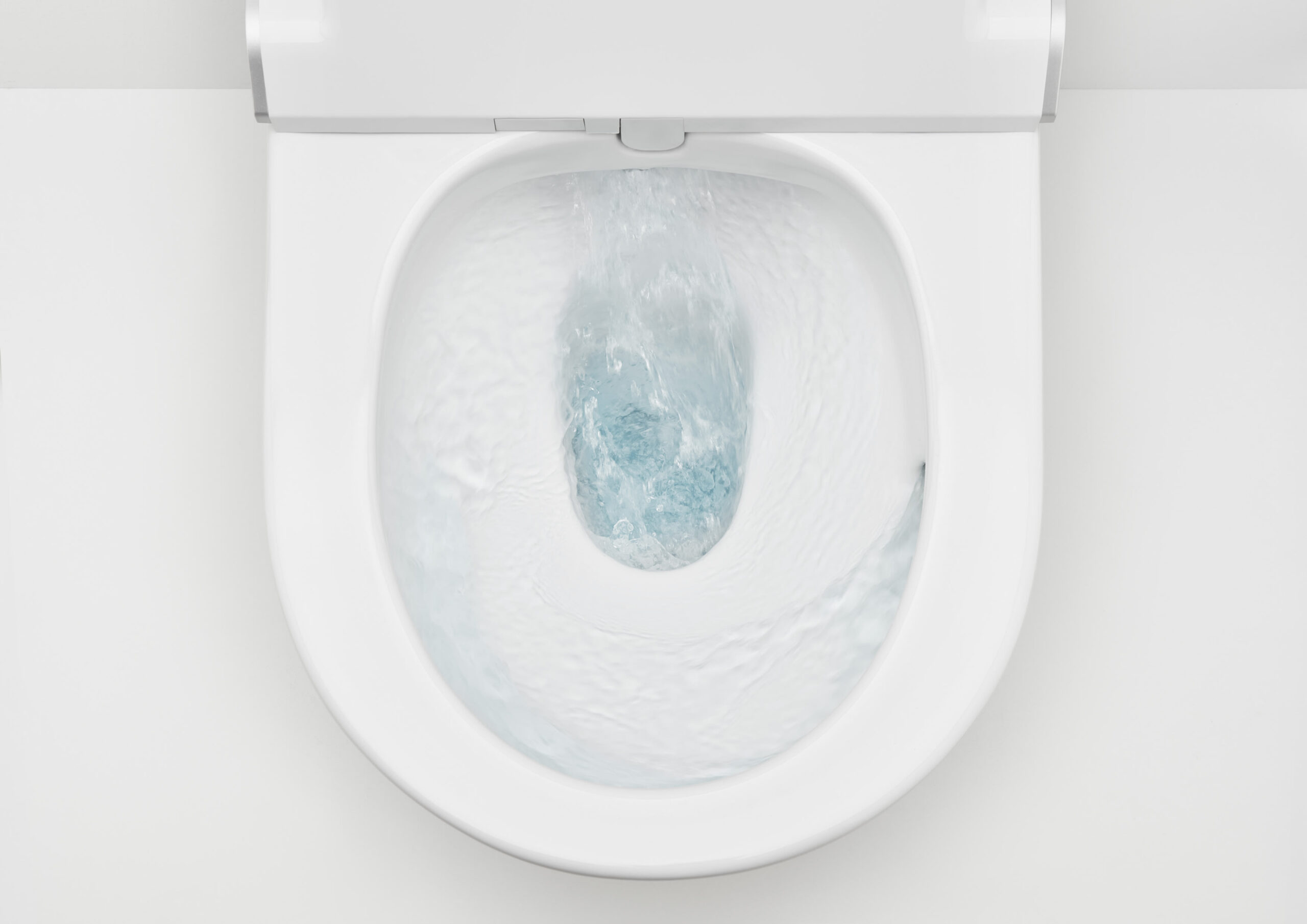 In-Wash® Inspira con In-Tank® – Smart toilet suspendido Roca Rimless® Vortex con tanque integrado y funciones de lavado y secado