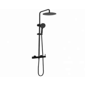 Columna de ducha monomando INVERTER R RHIO – Negro mate