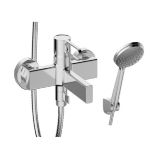 Grifo monomando para bañera DIOR – Cromo