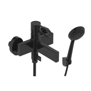 Grifo monomando para bañera DIOR – Negro mate