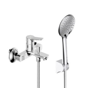 Grifo monomando para bañera RHIO – Cromo