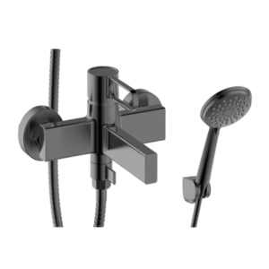Grifo monomando para bañera DIOR – Titanio PVD