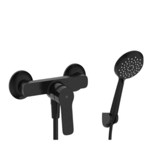 Grifo monomando para ducha RHIO – Negro mate