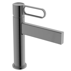 Grifo monomando de lavabo DIOR – Titanio PVD