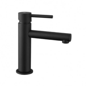 Grifo monomando de lavabo MIO – Negro mate