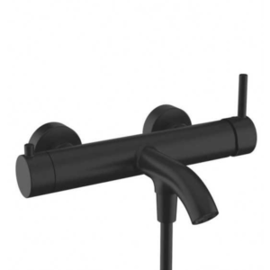 Grifo monomando para bañera SIRIO – Negro mate